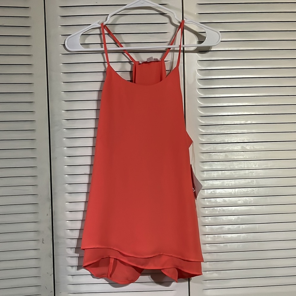 Orange Blouse Size Medium